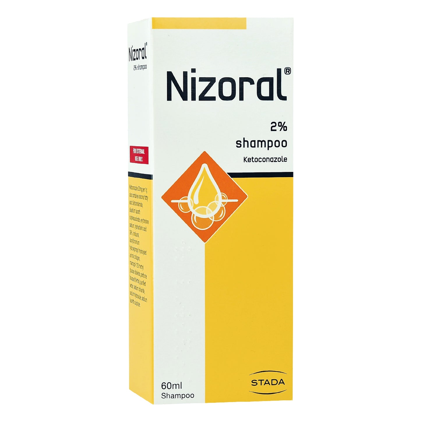Nizoral shampoo 2% for effective dandruff control and itchy scalp treatment available in USA