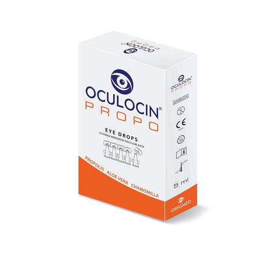 Oculocin Propo Eye Drops – natural eye hydration with propolis, echinacea, and aloe vera, available in USA